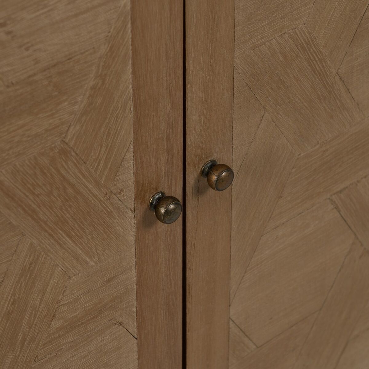 Kredens BRAYAN Naturalny Drewno MDF 160 x 40 x 80 cm
